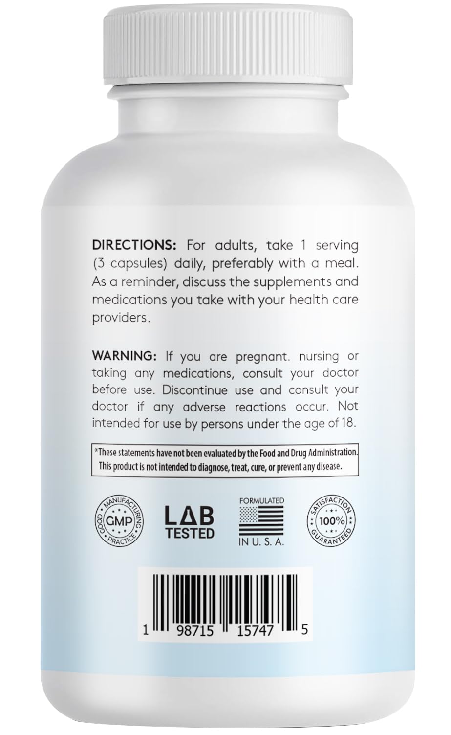 Infusions International SAM-e supplement capsules close-up