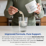 Ingredients list for Pure Therapro Rx Leaky Gut Defense 227g