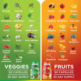 Ingredients list for Superfood MD Fruits & Veggies Beta Carotene