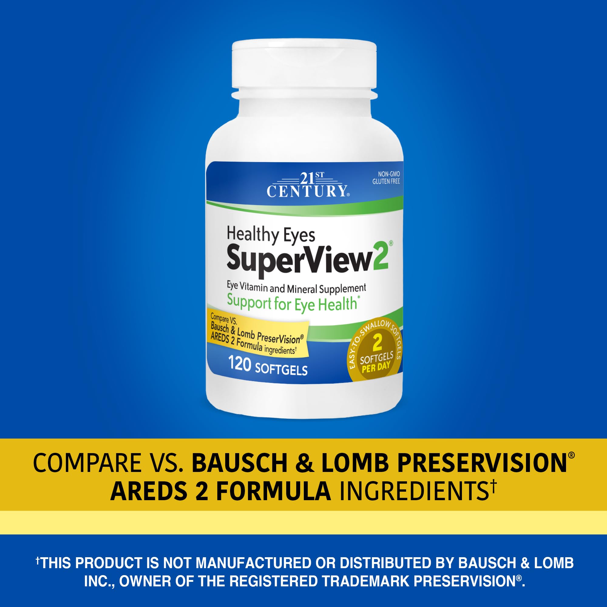 Ingredients list of 21st Century Healthy Eyes SuperView 2