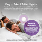 Ingredients list of 21st Century Melatonin Tablets