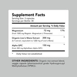 Ingredients list of AMANDEAN Brain support
