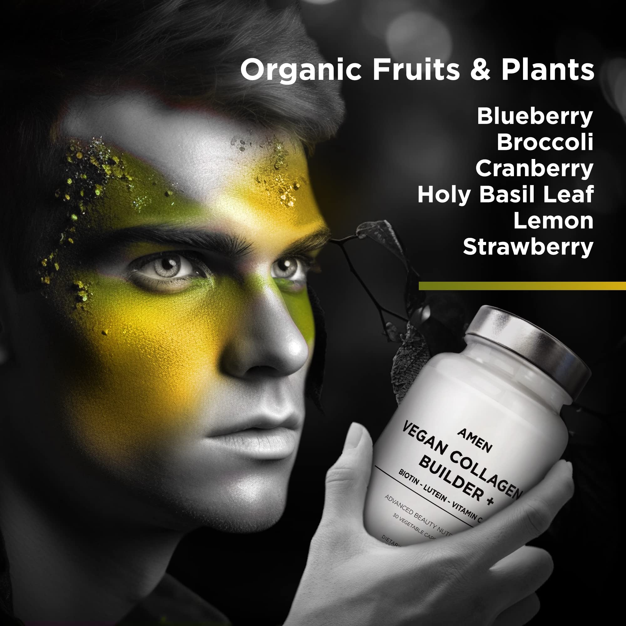 Ingredients list of Amen Vegan Collagen Builder supplement