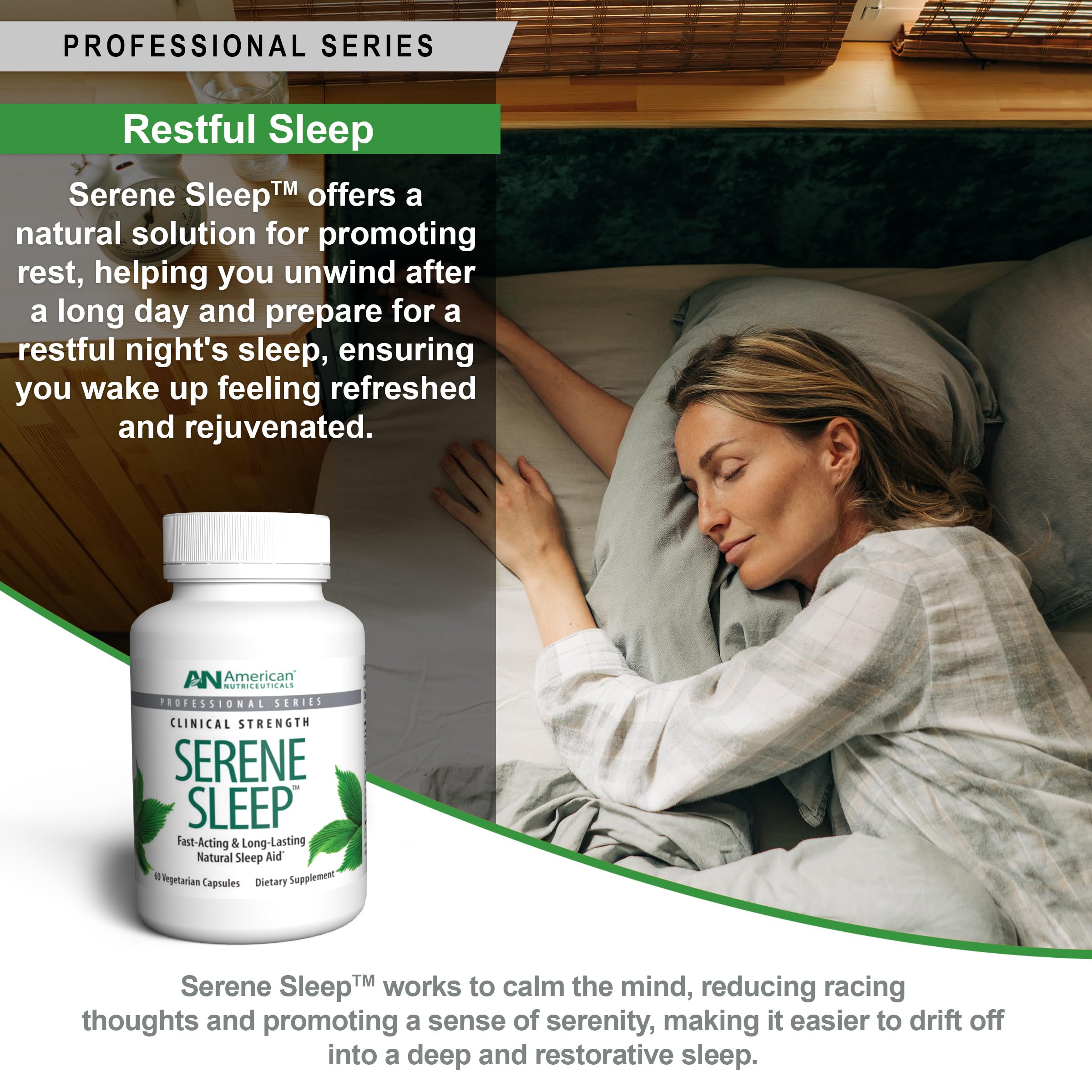 Ingredients list of American Nutriceuticals Serene Sleep Aid