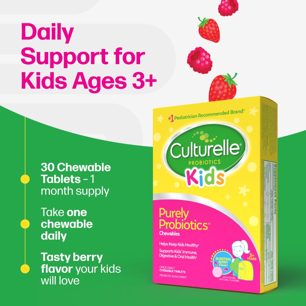 Ingredients list of Culturelle Kids Chewable Probiotic