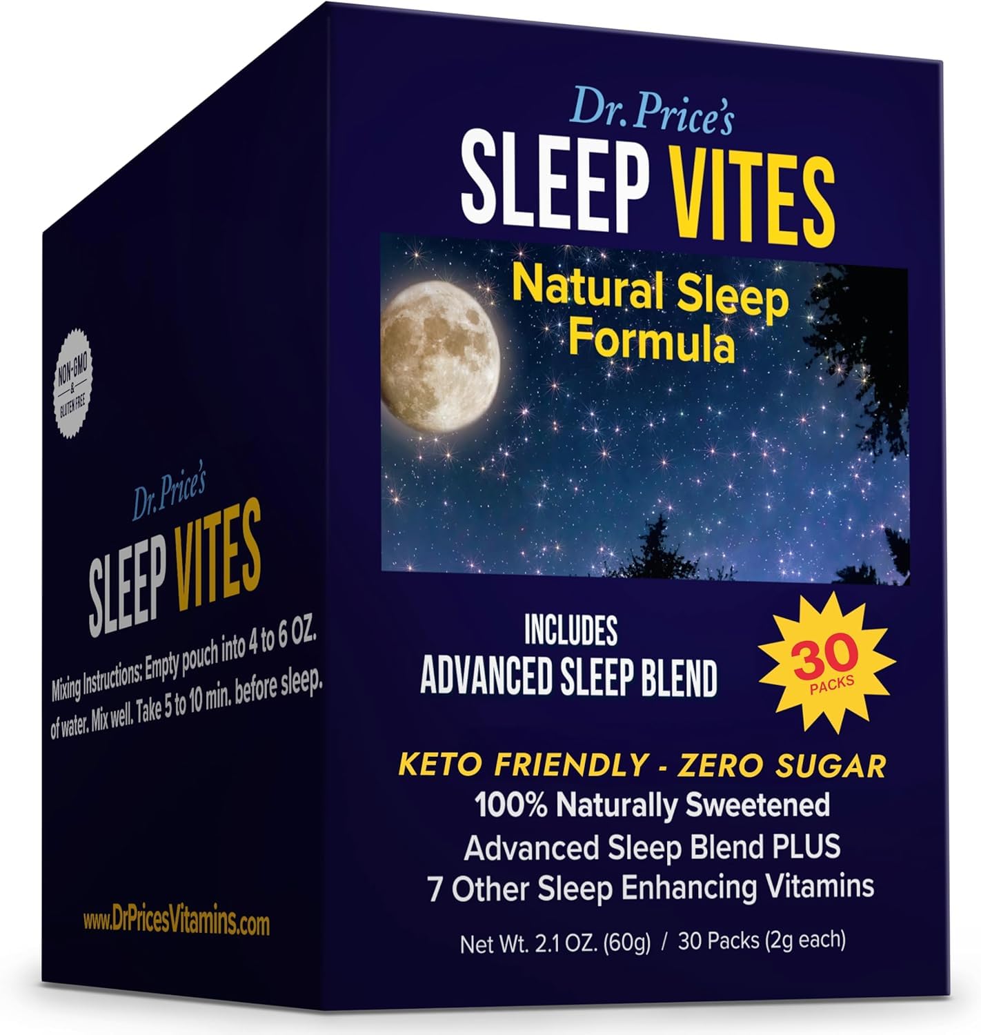 Ingredients list of Dr. Price's Vitamins Sleep Aid Powder