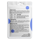 Ingredients list of DUORI Sleep Patches on packaging