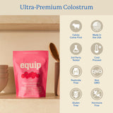 Ingredients list of Equip Bovine Colostrum Gummies