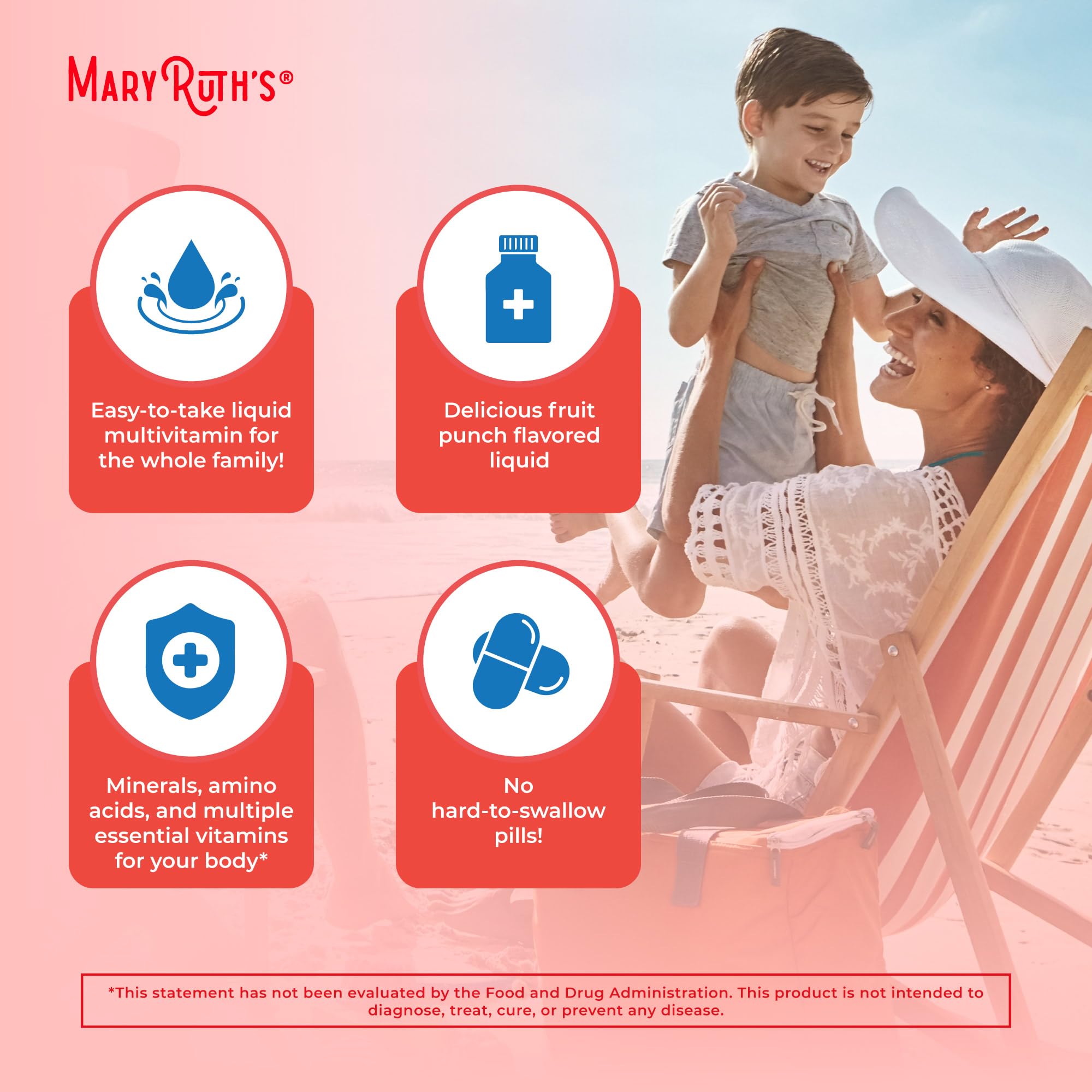 Ingredients list of MARYRUTH'S Liquid Morning Multivitamin Essentials+