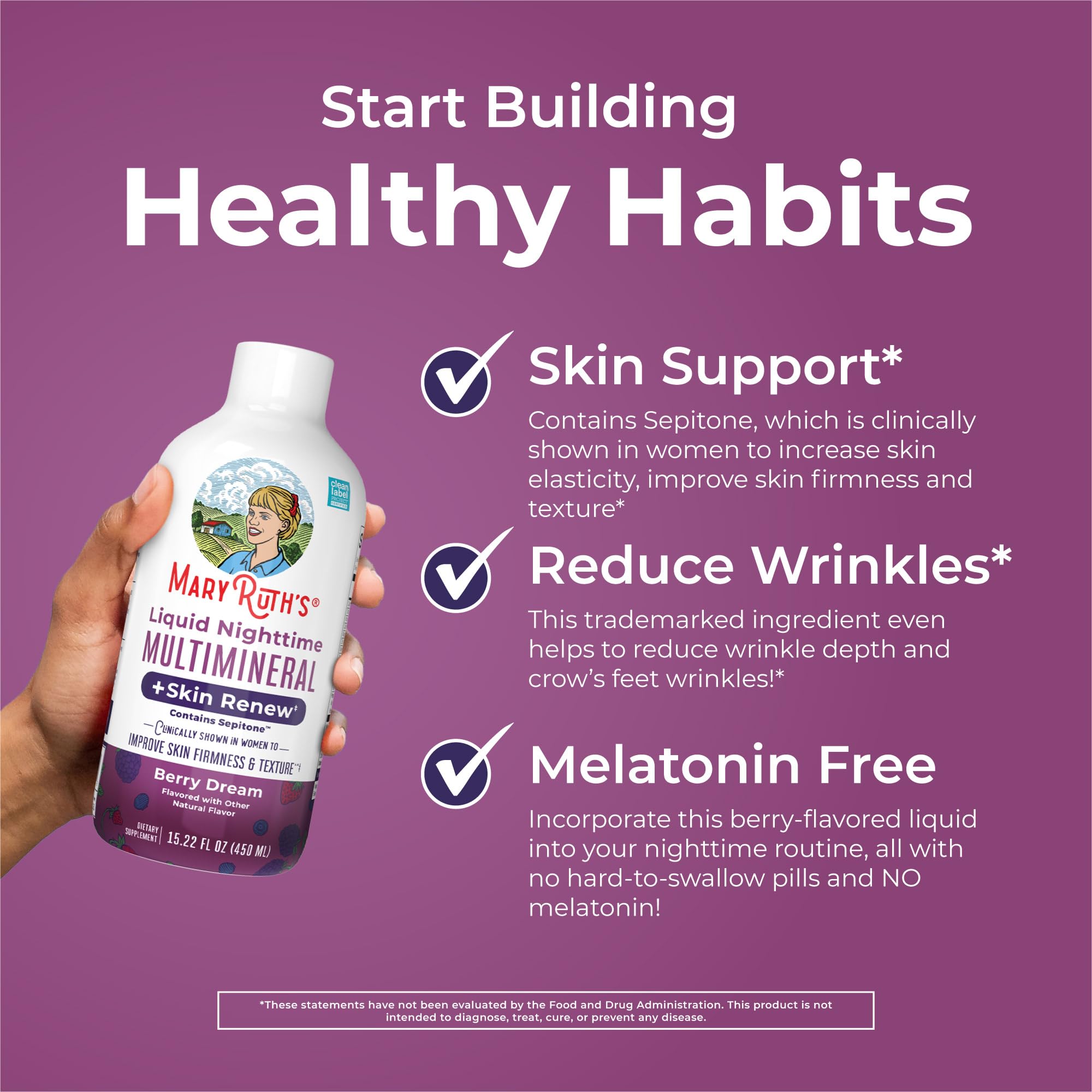 Ingredients list of MARYRUTH'S Liquid Nighttime Multimineral