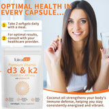 Ingredients list of MXCZBSM Vitamin D3 & K2 Softgels