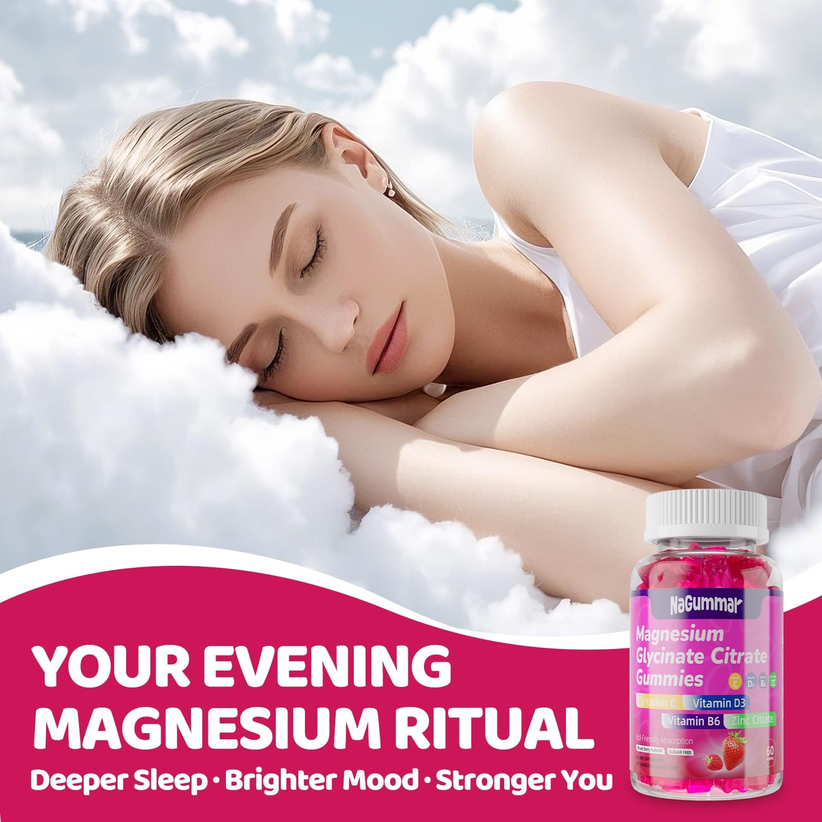 Ingredients list of nagummar Magnesium Glycinate Gummies