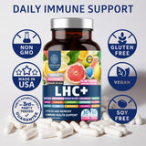 Ingredients list of Number One Nutrition LHC+ daily wellness Support supplement