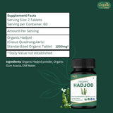 Ingredients list of ORGANIC SPREE Cissus Quadrangularis Tablets