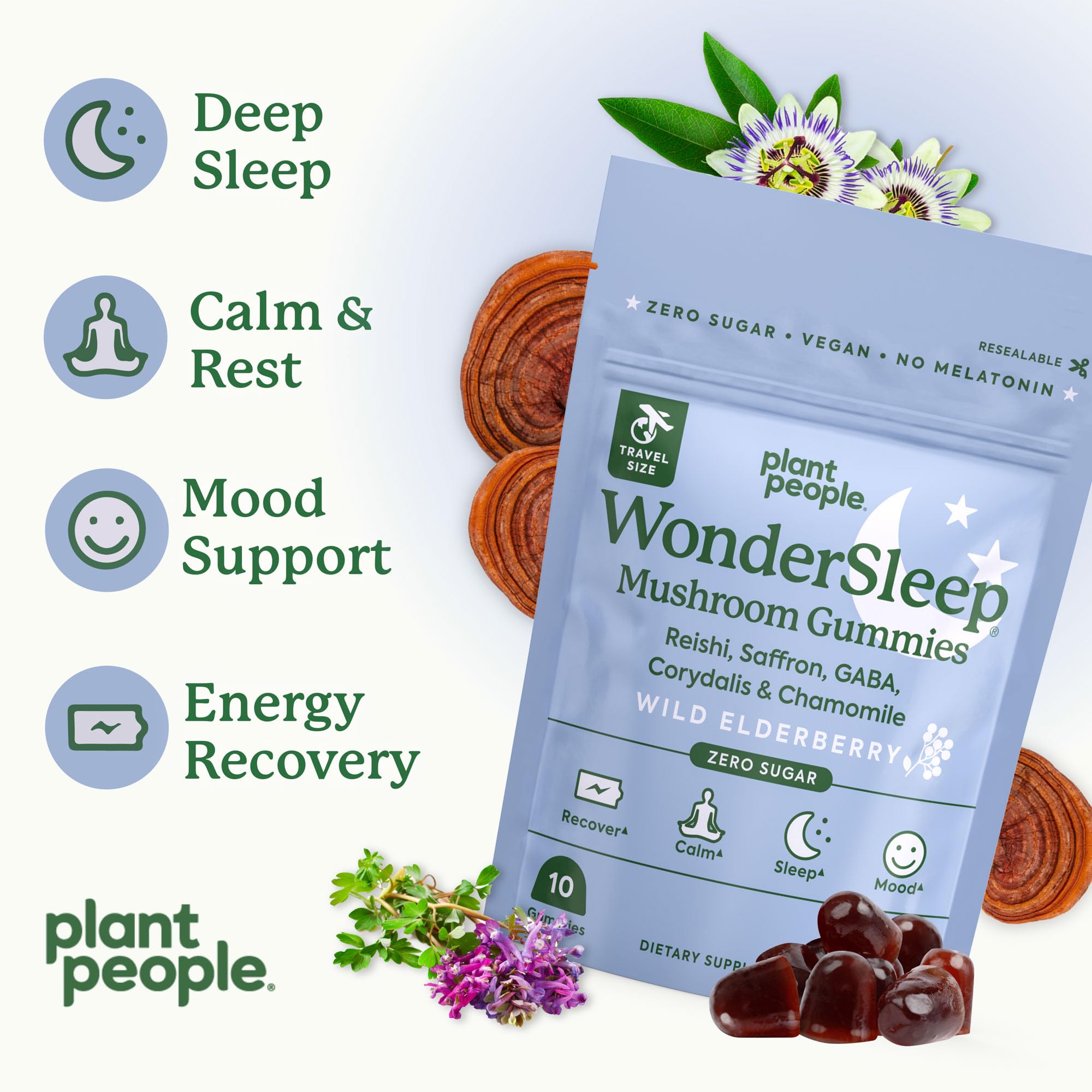Ingredients list of Plant People Sleep Gummies