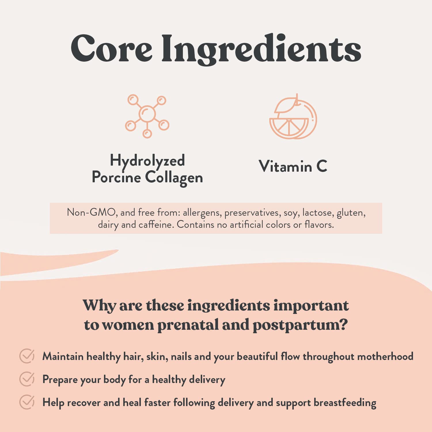 Ingredients list of PROTIVA Collagen Powder