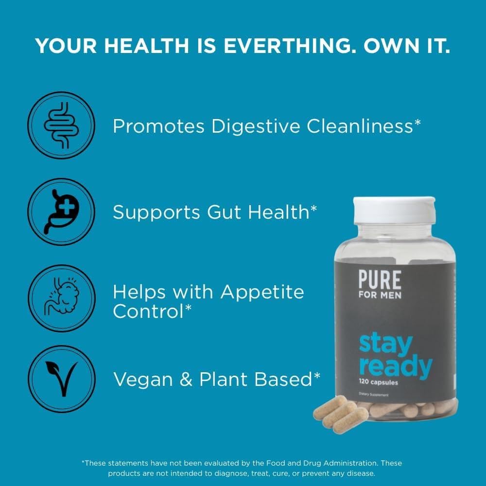 Ingredients list of Pure for Men Stay Ready Fibre Capsules