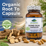 Ingredients list of Pure Mountain Botanicals Dong Quai 500mg capsules
