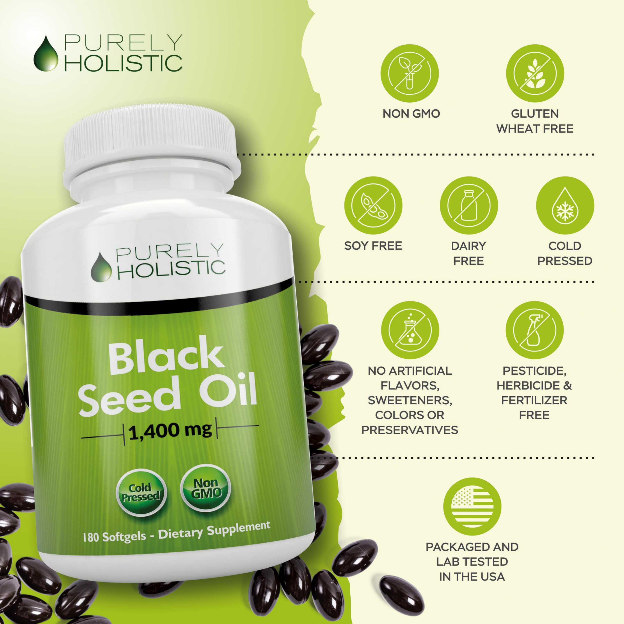 Ingredients list of Purely Holistic Black Seed Oil