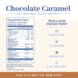 Ingredients list of PWDRS SNOOZE PWDR on packaging