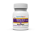 Ingredients list of quality Source B12 Sublingual Tablets