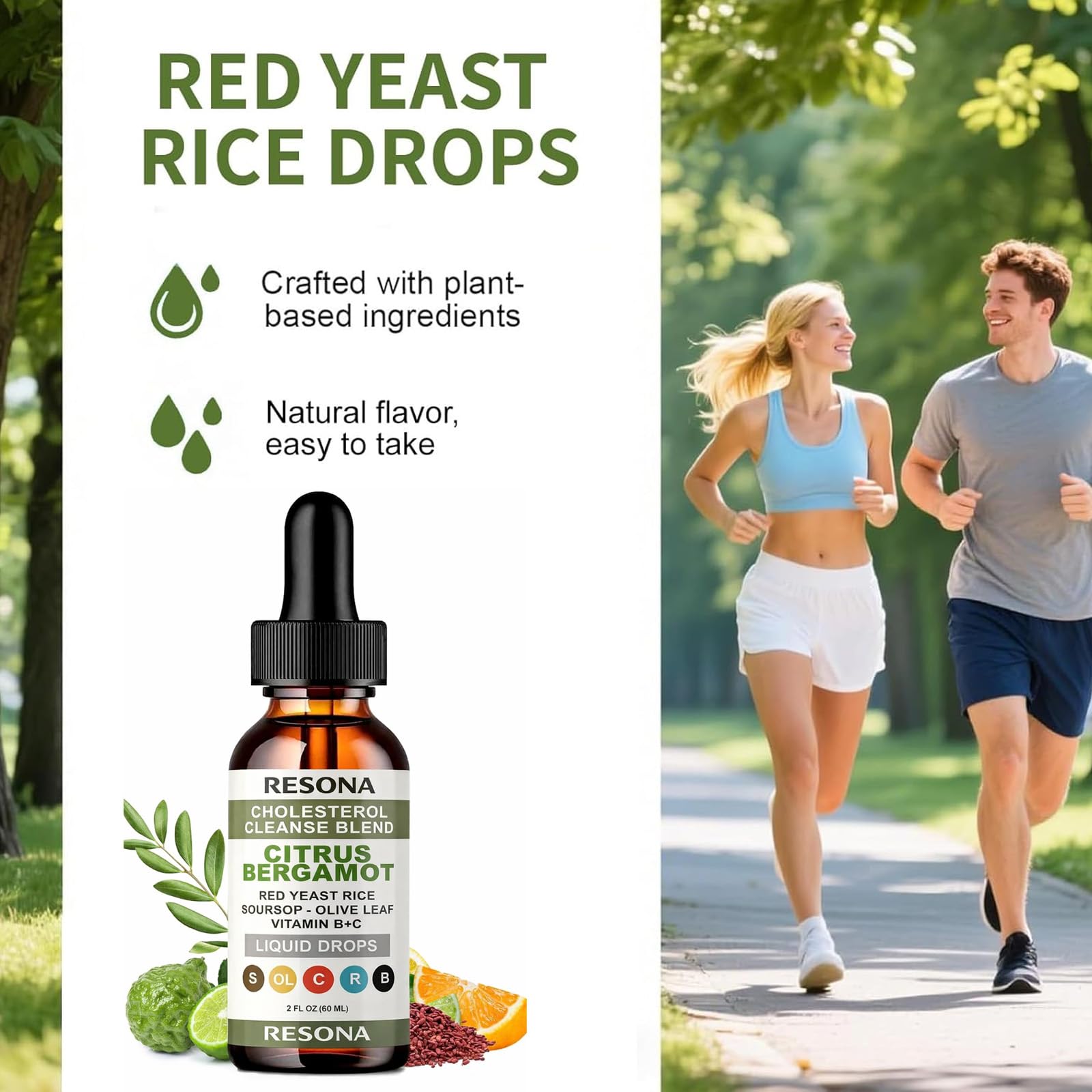 Ingredients list of RESONA Red Yeast Rice Drops