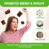 Ingredients list of Safrel Triple Sea Moss Complex Vegan Gummies