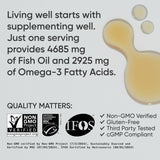 Ingredients list of Sports Research Omega-3 Fish Oil Liquid