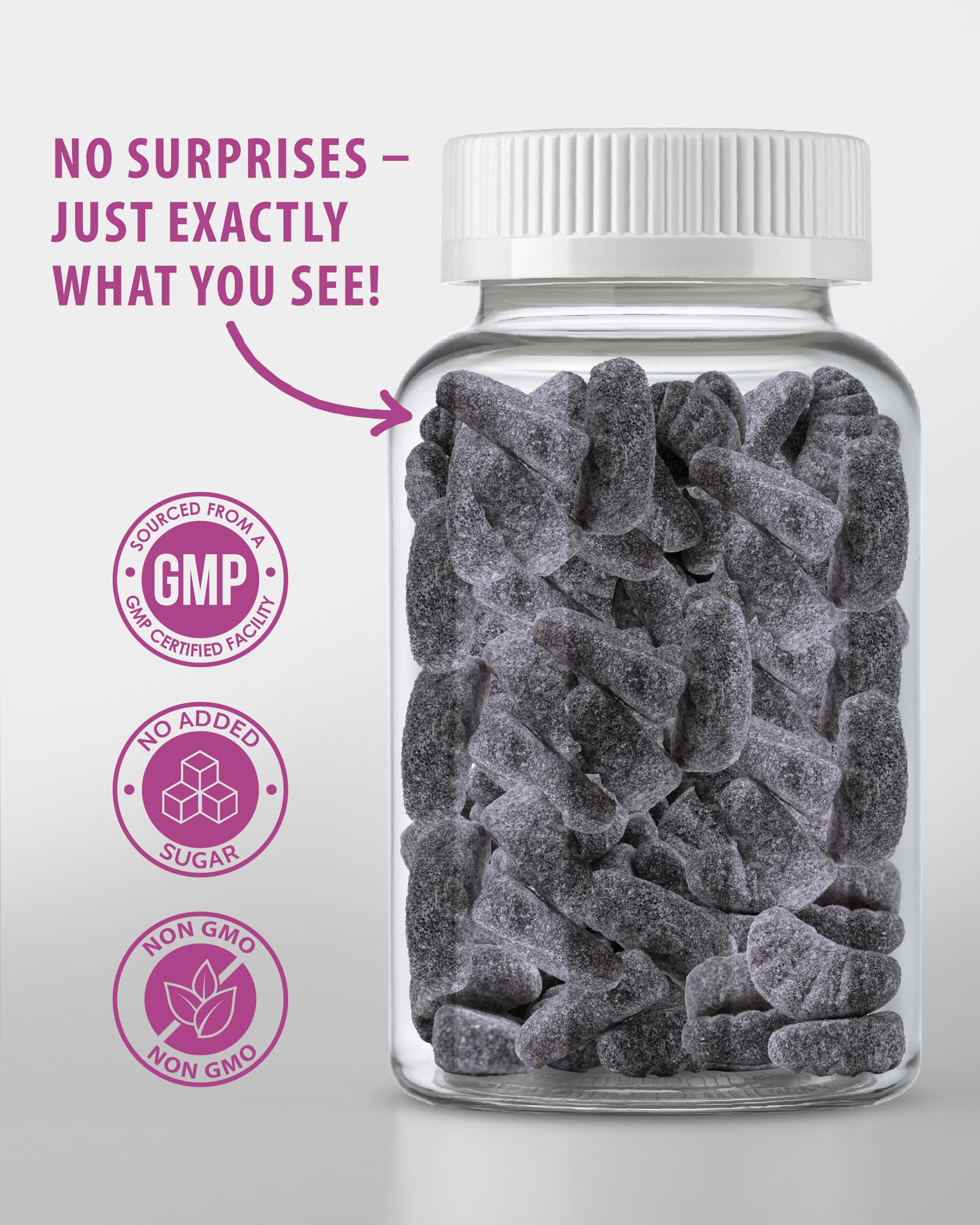 Ingredients list of SUNNY SAM Iron Gummies