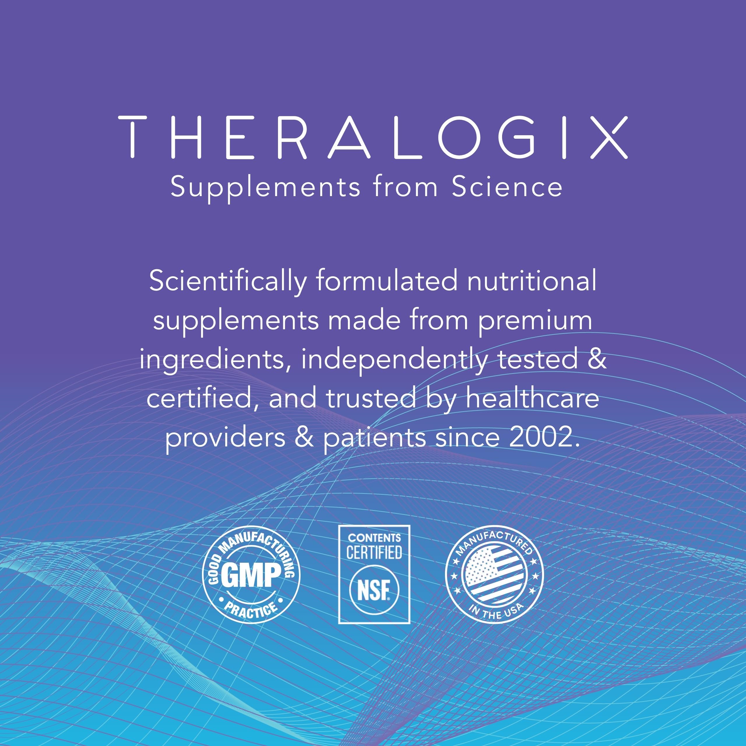 Ingredients list of Theralogix Thera-D Vitamin D3 supplement