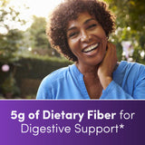 Ingredients list on Black Girl Vitamins Daily Fibre Gummies packaging