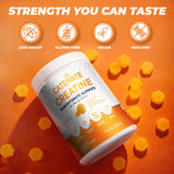 Ingredients list on CATENATE Creatine Gummies packaging