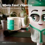 Ingredients list on Codeage Instantfood Five A Day bottle