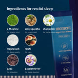 Ingredients list on Drink Your Meditation Sleep Cocoa packaging