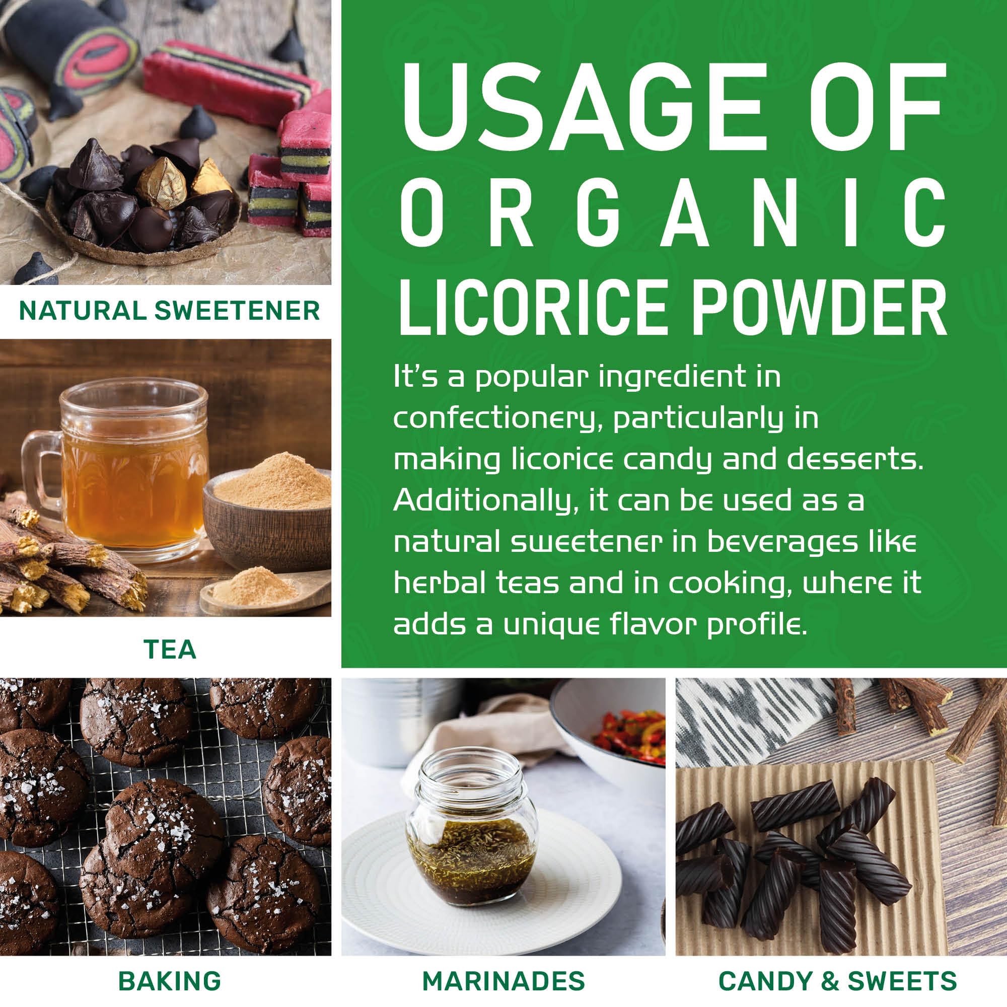 Ingredients list on Jiva Organics Licorice Root Powder