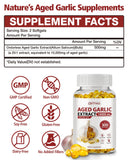 Ingredients list on WBSQL Aged Garlic Extract Softgels
