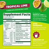 Ingredients of Amazing Grass Sweet Greens Blend Powder Tropical Lime
