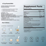 Ingredients of Atlas Coffee Club Coffee Superblend displayed on a table