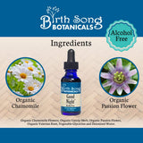 Ingredients of Birth Song Botanicals Good Night Herbal Sleep Tincture