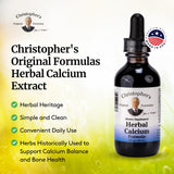 Ingredients of Christopher's Original Formulas Herbal Calcium Extract