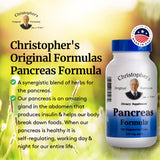 Ingredients of Christopher's Original Formulas Pancreas Formula