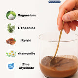 Ingredients of FKMS AUTHENTIC Nighttime Magnesium Hot Cocoa displayed