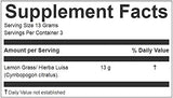 Ingredients of HANAN PERUVIAN SECRETS Lemon Grass Herbal Tea