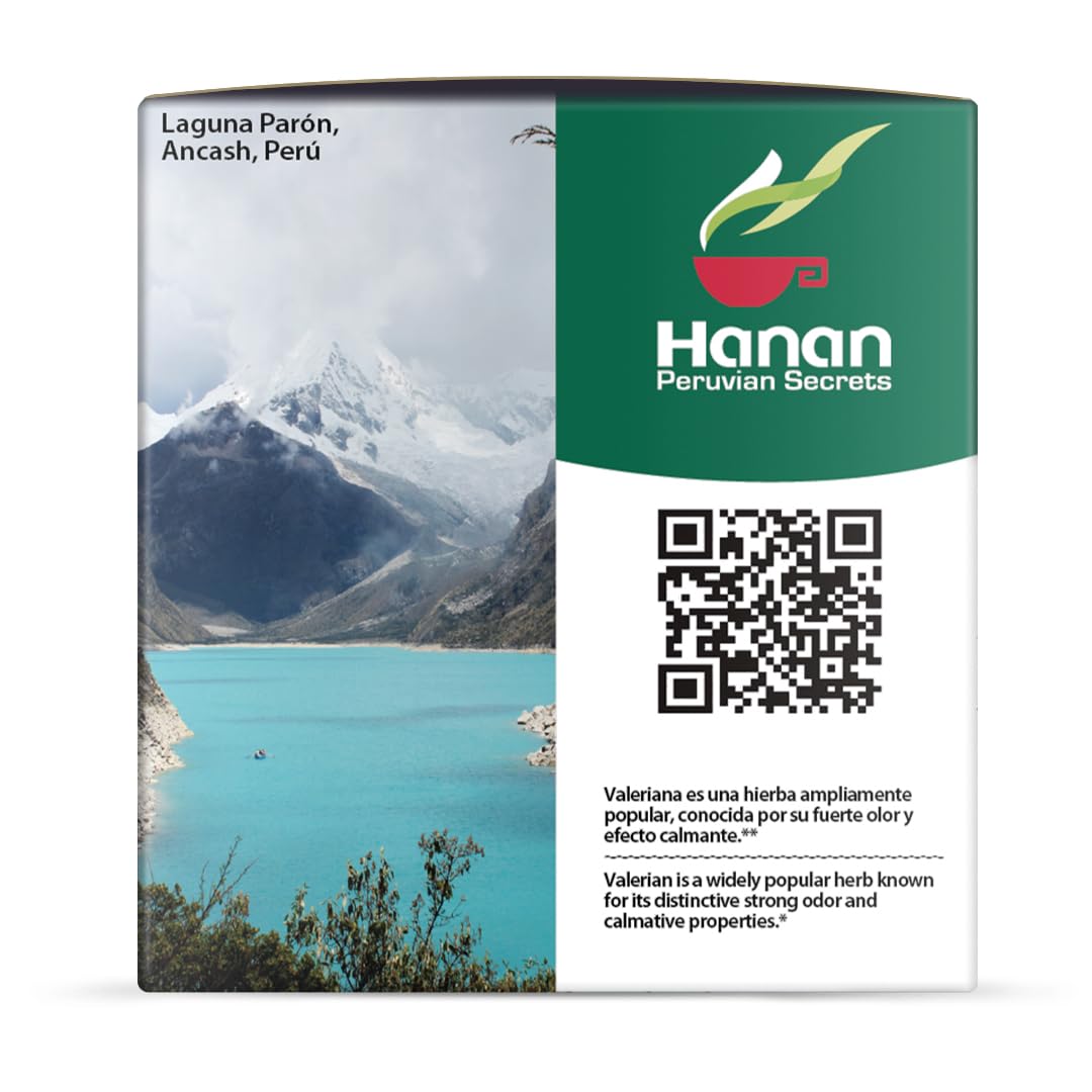 Ingredients of HANAN PERUVIAN SECRETS Valerian Root Tea