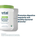Ingredients of Hyperbiotics Prebiotic Powder displayed on a table