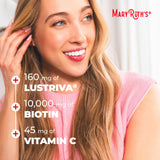 Ingredients of MARYRUTH'S Lustriva Hair Growth Multivitamin Gummies