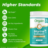 Ingredients of Orgain Marine Collagen Powder