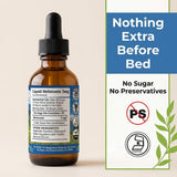 Ingredients of Pure Mountain Botanicals Liquid Melatonin 3mg Drops
