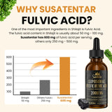 Ingredients of Susatentar Fulvic Acid Supplement