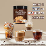 Ingredients of TAOTERS Mushroom Coffee Blend displayed